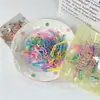 Gomas de Pelo de Goma Gruesas de Colores Coreanas Empacadas al por Mayor Alta Elasticidad No Daña el Cabello Bebé Desechables para Niños y Niñas