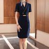 Técnico Slim Nova Beleza Salão Primavera e Verão Slim Profissional Vestido que Cobre o Quadril 2024 Loja de Joias Roupas de Trabalho