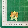 Otoño e Invierno Nuevo Estilo Bordado de Cabeza de Oso Aplique de Tela Accesorios para el Cabello Pasadores Materiales Zapatos Sombreros Pantalones Calcetines Bufandas Accesorios de Ropa
