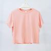 Ropa de yoga adelgazante, holgada y ajustada de verano para mujer, camiseta deportiva transpirable, top deportivo de modal para correr y fitness