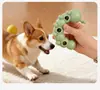 Nuevo Juguete para Perros con Fugas de Comida Dientes de Oruga Artificiales de TPR Limpieza Dental Juguetes Pequeños y Medianos para Perros Que No Se Pueden Masticar