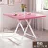 Mesa Plegable Mesa de Comedor Hogar Apartamento Pequeño Mesa Cuadrada Mesa de Comedor para 4 Personas Mesa Portátil para Puesto al Aire Libre Mesa y Sillas Dormitorio Jianhe Luz de Vela