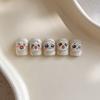 YITU - Pegatinas para uñas con forma de hormiga, súper lindas, para decorar uñas, diseño plano, YT3904