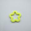 Llavero acrílico de girasol con forma de estrella de cinco puntas, colorido, para manualidades, bolso, colgante, accesorios de joyería hechos a mano