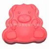 Mais de 828140442 forma de silicone para bolo com um furo em formato de urso