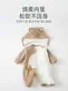Roupas de bebê, macacão acolchoado para recém-nascido 150g, macacão de fleece grau A para outono e inverno, macacão de bebê para atividades ao ar livre e engatinhar