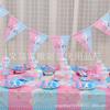 Tesoro de Hombre Tesoro de Mujer Tema de Revelación de Género niño o niña Set para Fiesta de Cumpleaños Bandeja de Papel Vaso de Papel Set de Vajilla