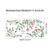 Adesivo de Porta Flor Camélia Planta Aquarela Desenho Animado Adesivo de Parede Autoadesivo Estilo Pastoral Adesivo Decorativo para Quarto Sala de Estar BR0997E