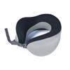 Almofada de Viagem Portátil em Forma de U, Almofada Cervical em Espuma de Memória de Retorno Lento em Forma de U, Almofada para Cochilo de Carro e Avião, Pode Ser Guardada
