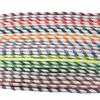 Cuerda redonda de poliéster y algodón de 5 mm de colores para cordón de ropa y equipaje, cuerda trenzada con núcleo de poliéster estampado, en stock, venta al por mayor