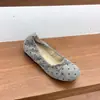 4cm de Altura Escondida - Estilo Retro Francês Baixo com Bolinhas Versátil para o Dia a Dia Laço Estilo Ballet Coreano Sapatos Individuais