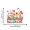 Nuevas Pegatinas de Flores Frescas, Plantas, Animales para Dormitorio, Sala de Estar, Ventana, Película Transparente Electrostática de PVC Curativo