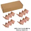 Suporte para Burrito de Aço Inoxidável 430 Transfronteiriço Suporte para Panqueca Tucker Suporte para Rolinho de Frango de 3 Compartimentos Bandeja Ondulada para Tortilla