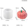 Zhongcheng diy3 Molde de silicona para vela de calabaza de Halloween hecho a mano, molde para adornos de aromaterapia, venta caliente transfronteriza