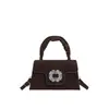 Bolsa de Mão Texturizada da Moda 2025 Nova Simples de Cor Sólida Bolsa Feminina Versátil para o Dia a Dia Ombro Transversal
