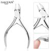 Alicate de bico de aço inoxidável para unhas de frango, alicate com ranhura para unhas, cabo de ABS, cortador de unhas, alicate para pedicure, alicate grande para peles mortas em estoque