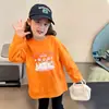 Camiseta Básica de Cuello Redondo para Niñas, Nueva Moda Otoño 2026, Top Infantil de Algodón Puro con Mangas Largas para Niños Mayores