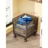 Cesta de almacenamiento para colchoneta de yoga con ruedas, artefacto de almacenamiento para herramientas deportivas del hogar, almacenamiento de bádminton, estante para equipo de fitness