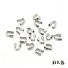 Fecho de cauda em forma de U que preserva a cor, fecho de ferradura galvanizado, kit de materiais para acessórios de colar, pulseira, joias, acabamento feito à mão, DIY, autônomo