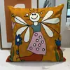 Funda de Almohada Impresionista Artística Cojín Lumbar con Estampado Abstracto de Picasso, Cojín Decorativo para Sofá Estilo Europeo