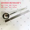 Cuchara Medidora de Acero Inoxidable con Báscula, Cuchara para Leche en Polvo, Cuchara para Sal de 2G/5G, Cuchara Medidora, Cuchara para Condimentos, Cuchara de Gramo, Cuchara Cuantitativa para Fruta en Polvo