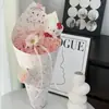 Papel de Envoltura para Flores, Al por Mayor en Stock, Papel Engrosado Impreso Estilo Pintura al Óleo, Materiales de Envoltura para Ramos de Floristería, Papel de Envoltura para Flores