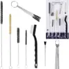 Yikang Venta Directa Transfronteriza Pistola Pulverizadora Pincel Boquilla para Tatuaje Cepillo para Tubo Cepillo de Nylon para Limpieza de Agujas Mecánicas Kit de Limpieza para Pistola Pulverizadora