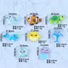 Adornos de Animales Marinos de Dibujos Animados Más Vendidos Linda Estrella de Mar Delfín Pez Payaso Accesorios para Uñas Cabello Decoraciones de Resina