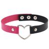 Collar de Corazón de Melocotón con Forma de Corazón Estilo Harajuku Japonés al por Mayor Collar de Moda Punk para Chicas Suaves Discoteca Joyería para Parejas Collar