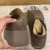 GuyunRetro Suela Gruesa Aumento Interno Forro Polar Cálido Zapatos Birkenstock Zapatos de Algodón para Mujer 2025 Otoño e Invierno Nuevos Botas de Nieve