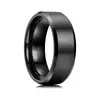 Anillo Xinghe transfronterizo popular europeo y americano de acero de titanio esmerilado anillo de acero de titanio para hombre cepillado joyería al por mayor