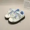 Tamanhos 26-37, nova coleção de outono, em estoque, atacado de calçados infantis, tênis infantis, sapatos casuais para meninas, modelo 6627
