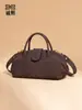 Nova Bolsa Shell de Boston, Bolsa Nuvem Retrô Outono e Inverno, Textura Fosca, Bolsa de Ombro Único Transversal, Bolsa Feminina Trançada