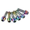 Tornillos de Aleación de Titanio Gr5 Cabeza Cónica Tornillos de Titanio Piezas de Bicicleta Fabricante de Tornillos de Titanio Suministro Llame para Consultar
