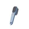 Escova de sapato dupla face multifuncional Escova de sapato de pelo macio de silicone Escova de limpeza para sapatos de couro não machuca os sapatos não solta pelos Escova forte para manchas