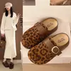 Pantuflas tipo mula de otoño, media zapatilla elegante para mujer con punta cerrada, 2026 de altura interior incrementada, slip-on de suela suave para usar cómodamente