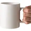 Taza blanca personalizada con logotipo, taza de hotel sencilla, taza de cerámica publicitaria personalizada con letras