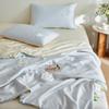 Juego de Cuatro Piezas Acolchado de Verano Fresco Clase A 100 Lyocell Tencel Duerme Desnudo Clase Materna e Infantil Acolchado Fresco con Aire Acondicionado Amigable con la Piel Antibacteriano de Verano Acolchado
