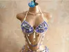 YYF cadena corporal sexy crop top multicapa de concha de perla de lujo transfronteriza europea y americana