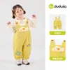Macacão Infantil Dudu Outono Calça Comprida de Menino Roupa de Outono Macacão de Menina Calça de Bebê Roupa Infantil Desenho Animado Moderno