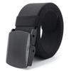 Cinturón de seguridad ancho de 5,0 cm para hombre, hebilla lisa, para entrenamiento al aire libre, pantalones exteriores engrosados, cinturón táctico de seguridad al por mayor