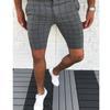 Shorts Casuais Masculinos de Xadrez Exclusivos Transfronteiriços Europeus e Americanos para o Verão Wish Aliexpress Amazon Produto Quente