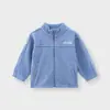 Chaqueta de Forro Polar para Niños, Parte Superior Cálida de Forro Polar con Cuello Alto para Niños y Niñas, Estilo Otoño e Invierno para Niños Mayores, Venta de Liquidación