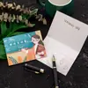Tarjeta de Felicitación del Día del Maestro y Acción de Gracias, Tarjeta Pequeña Simple y de Alta Gama, Postal de Agradecimiento por Graduación Estilo Ins Hecha a Mano, Personalizable