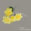 Buquê de Flores Artificiais Amarelas Cena de Casamento Rosa Borboleta Orquídea Floral Materiais DIY Adereços de Decoração