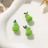 Diversão Pastoral de Verão 3D Vegetal e Fruta DIY Estilo Sunshine Girly Chaveiro de Bolsa Fivela de Sapato Acessórios Pingente