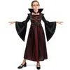 Set de Disfraz de Vampiro para Halloween Niñas Fiesta de Disfraces de Halloween Carnaval Cosplay Vestido