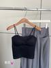 Camisola com Design, Íntimos Femininos Envolvendo o Busto, Confortável, Respirável e Versátil, Top Tubinho, Costas Bonitas, Não Precisa Usar Sutiã com Sutiã