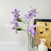 Arreglos Florales Morados para Bodas, Arreglos Florales Transfronterizos al por Mayor, Flores Decorativas para Bodas, Rosas Moradas