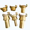 Conector de cobre tipo torsión, conector de bocina ajustable de latón, conector Keka móvil para tubo